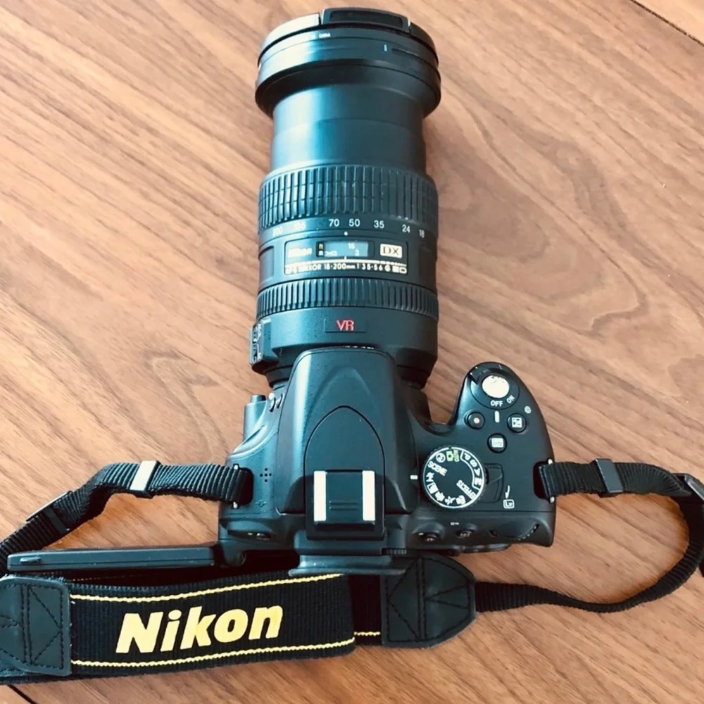 Nikon D5100 digital camera w/ 2 LENSES